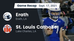 Recap: Erath  vs. St. Louis Catholic  2021