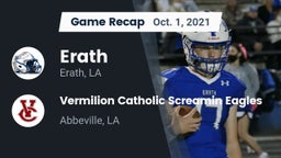 Recap: Erath  vs. Vermilion Catholic Screamin Eagles 2021