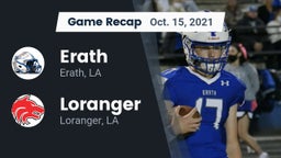 Recap: Erath  vs. Loranger  2021
