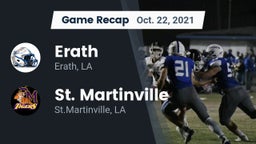 Recap: Erath  vs. St. Martinville  2021