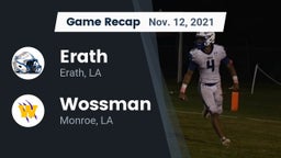 Recap: Erath  vs. Wossman  2021