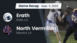 Recap: Erath  vs. North Vermilion  2022