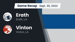 Recap: Erath  vs. Vinton  2022