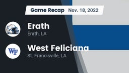 Recap: Erath  vs. West Feliciana  2022