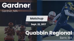 Matchup: Gardner vs. Quabbin Regional  2017