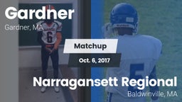 Matchup: Gardner vs. Narragansett Regional  2017