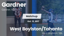 Matchup: Gardner vs. West Boylston/Tahanto  2017