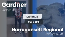 Matchup: Gardner vs. Narragansett Regional  2018