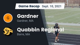 Recap: Gardner  vs. Quabbin Regional  2021