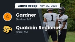 Recap: Gardner  vs. Quabbin Regional  2023