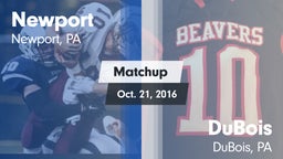 Matchup: Newport vs. DuBois  2016