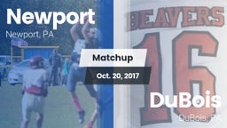 Matchup: Newport vs. DuBois  2017