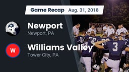 Recap: Newport  vs. Williams Valley  2018