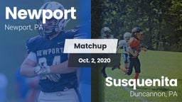 Matchup: Newport vs. Susquenita  2020