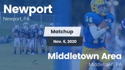 Matchup: Newport vs. Middletown Area  2020