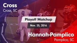 Matchup: Cross vs. Hannah-Pamplico  2016