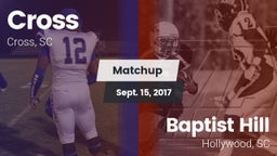 Matchup: Cross vs. Baptist Hill  2017