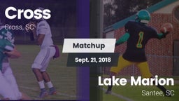 Matchup: Cross vs. Lake Marion  2018