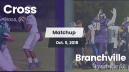 Matchup: Cross vs. Branchville  2018