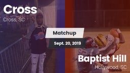 Matchup: Cross vs. Baptist Hill  2019