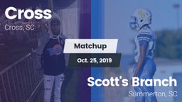 Matchup: Cross vs. Scott's Branch  2019