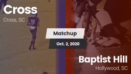 Matchup: Cross vs. Baptist Hill  2021