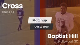 Matchup: Cross vs. Baptist Hill  2020