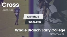 Matchup: Cross vs. Whale Branch Early College  2020