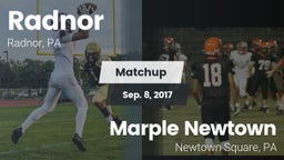 Matchup: Radnor vs. Marple Newtown  2017
