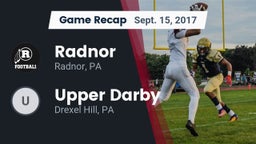 Recap: Radnor  vs. Upper Darby  2017