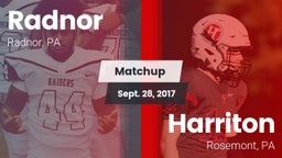 Matchup: Radnor vs. Harriton  2017