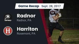 Recap: Radnor  vs. Harriton  2017