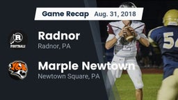 Recap: Radnor  vs. Marple Newtown  2018
