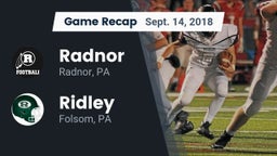 Recap: Radnor  vs. Ridley  2018