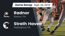 Recap: Radnor  vs. Strath Haven  2018
