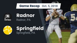 Recap: Radnor  vs. Springfield  2018