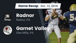 Recap: Radnor  vs. Garnet Valley  2018