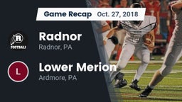Recap: Radnor  vs. Lower Merion  2018