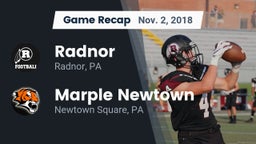 Recap: Radnor  vs. Marple Newtown  2018