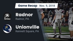 Recap: Radnor  vs. Unionville  2018