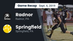 Recap: Radnor  vs. Springfield  2019