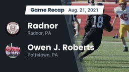 Recap: Radnor  vs. Owen J. Roberts  2021