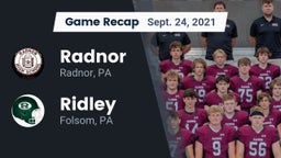Recap: Radnor  vs. Ridley  2021