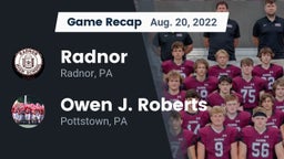 Recap: Radnor  vs. Owen J. Roberts  2022