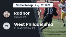 Recap: Radnor  vs. West Philadelphia  2022