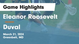 Eleanor Roosevelt  vs Duval  Game Highlights - March 21, 2024