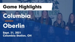 Columbia  vs Oberlin Game Highlights - Sept. 21, 2021