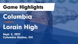 Columbia  vs Lorain High Game Highlights - Sept. 3, 2022