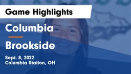 Columbia  vs Brookside  Game Highlights - Sept. 8, 2022