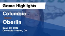 Columbia  vs Oberlin  Game Highlights - Sept. 20, 2022